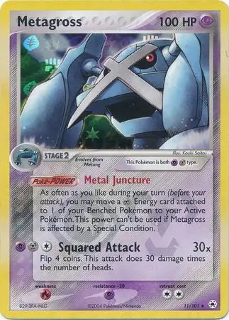 EX Hidden Legends Metagross #11/101 reverse holo